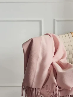 Secret Plaid, blush/rosa fra Silkeborg Uldspinderi