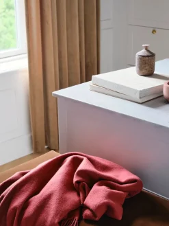 Secret Plaid, blush/rosa fra Silkeborg Uldspinderi