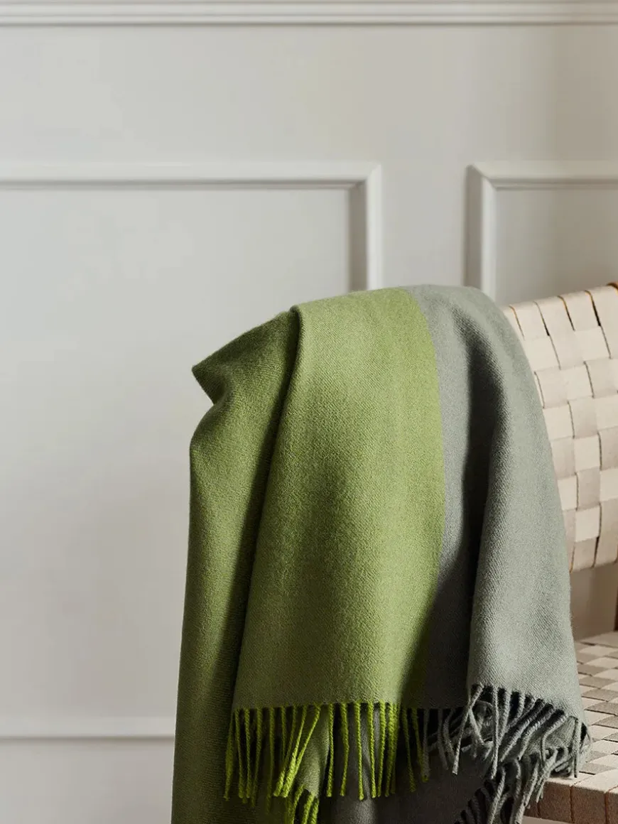 Secret Plaid, clay/lilac fra Silkeborg Uldspinderi