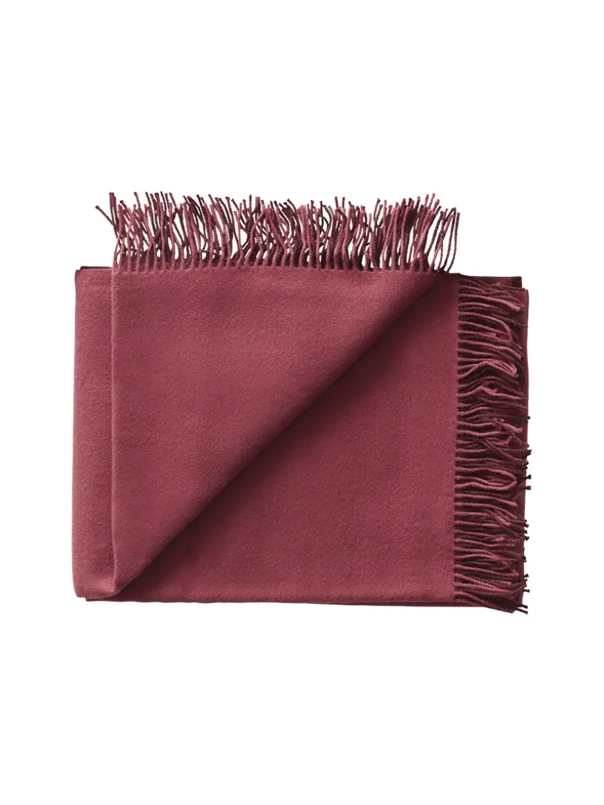 Secret Plaid, clay/lilac fra Silkeborg Uldspinderi