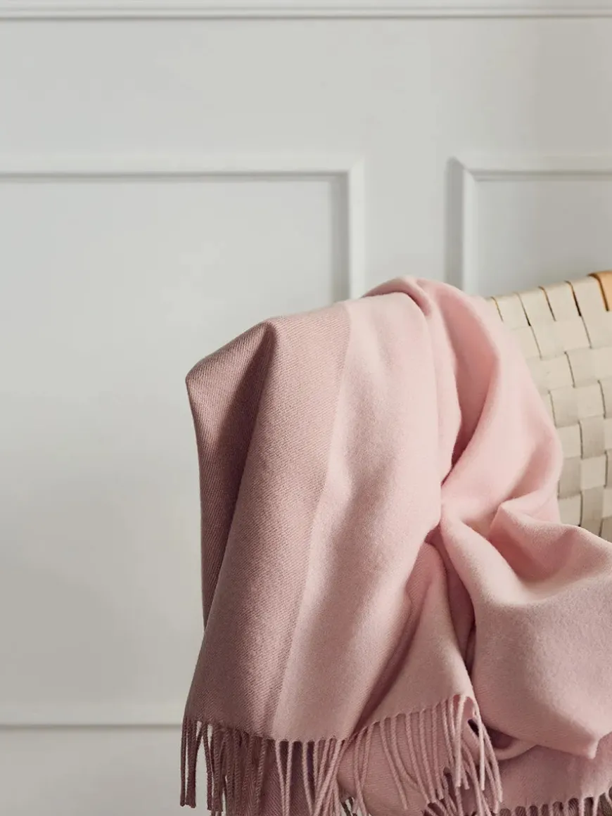 Secret Plaid, clay/lilac fra Silkeborg Uldspinderi