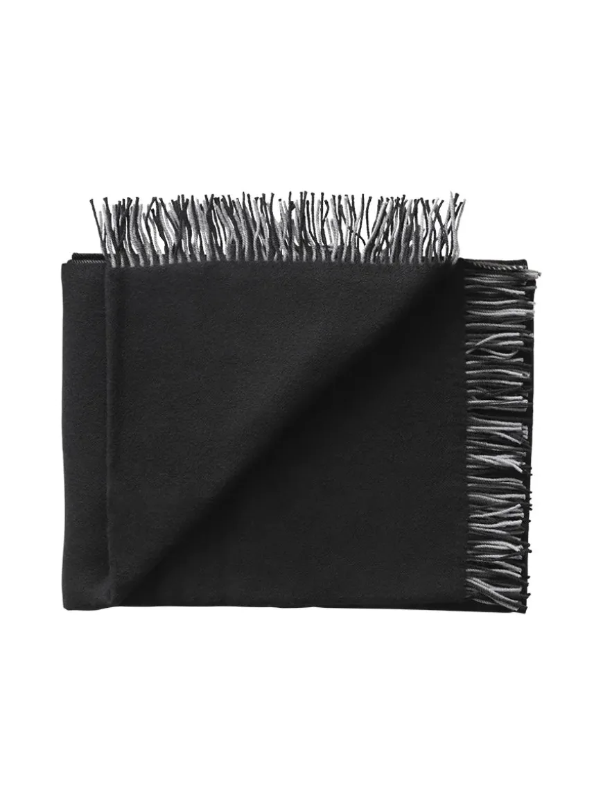 Secret Plaid, coral/amber fra Silkeborg Uldspinderi