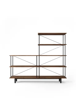 Seiton Reol 3-3 R, valnød fra Stellar Works