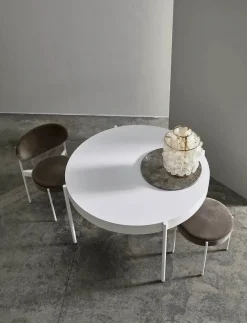 Serie 430 bord, hvid af Verner Panton