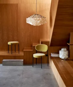 Serie 430 spisestol, sort af Verner Panton