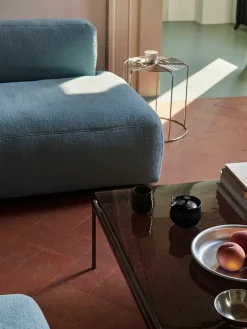 Sett LN13 Sofabord, verde guatemala marble/chrome fra &Tradition