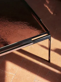 Sett LN12 Sofabord, verde guatemala marble/chrome fra &Tradition