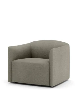 Shore Lounge Chair Extended Base, lava rock fra New Works