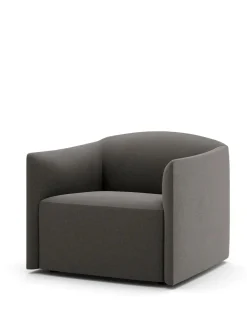 Shore Lounge Chair Extended Base, taupe fra New Works