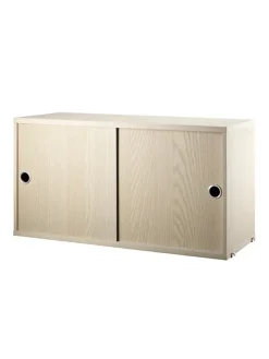 Skab m. Skydelåger fra String