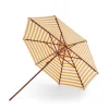 Skagerak Messina Parasol Ø270, Golden Yellow Stripes fra Fritz Hansen