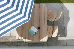 Skagerak Messina Parasol Ø270, Golden Yellow Stripes fra Fritz Hansen