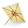 Skagerak Messina Parasol 300, Lemon/Sand Stripes fra Fritz Hansen