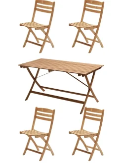 Skagerak Selandia Sæt, 2 armstole og Ø 94 bord fra Fritz Hansen