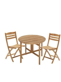 Skagerak Selandia Sæt, 4 stole og bord 147 fra Fritz Hansen