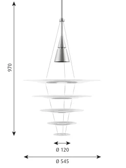 Skærme til Enigma 545 fra Louis Poulsen