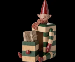 Skuffenisse – Elf with Drawer, grøn fra Maileg