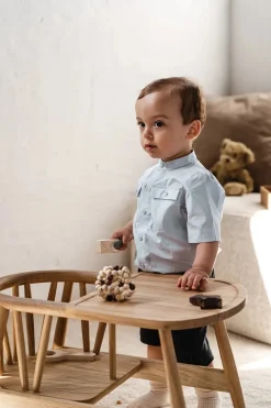 Smilla Toddler Stol, sortlakeret eg fra Oaklings