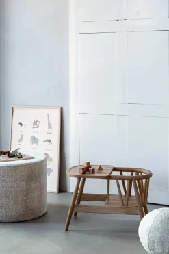 Smilla Toddler Stol, sortlakeret eg fra Oaklings