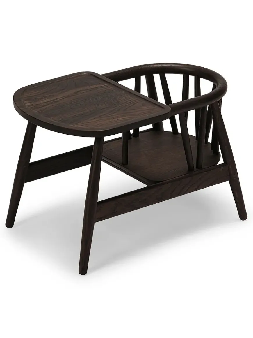 Smilla Toddler Stol, sortlakeret eg fra Oaklings