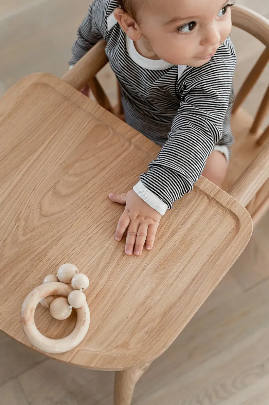 Smilla Toddler Stol, sortlakeret eg fra Oaklings