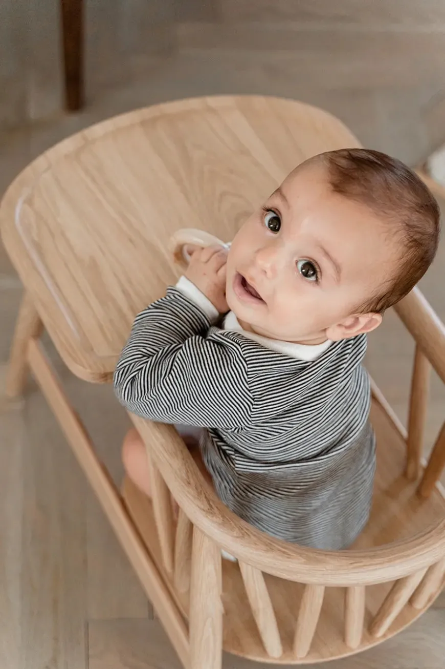 Smilla Toddler Stol, sortlakeret eg fra Oaklings