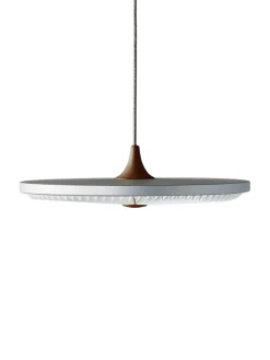 Soleil pendel medium, lys eg, plast skærm fra Le Klint