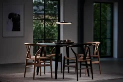 Soleil pendel small, lys eg, papir skærm fra Le Klint