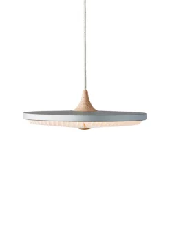 Soleil pendel small, røget eg, plast skærm fra Le Klint