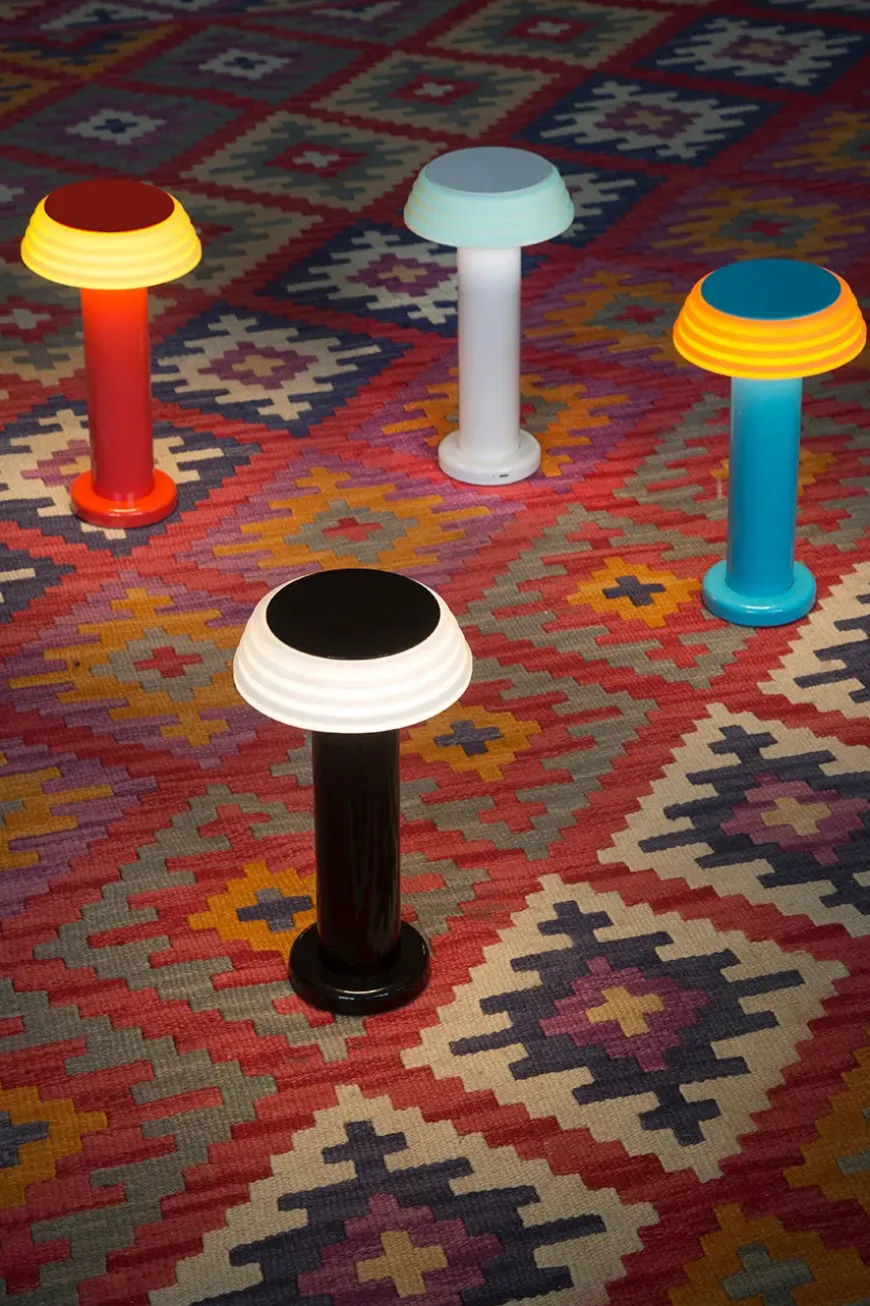 Sowden Light Portable Lamp PL1, blue/orange