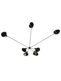 Spider Big Wall Lamp w/7 Fixed Arms af Serge Mouille