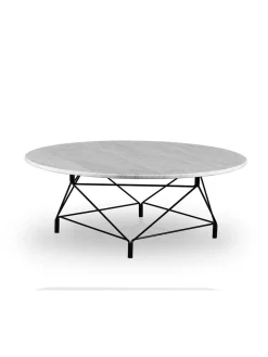 Spider Sofabord Ø 105 cm, sort stel fra Eilersen