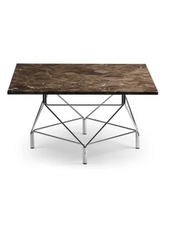 Spider Sofabord 80 x 80 cm, krom stel fra Eilersen