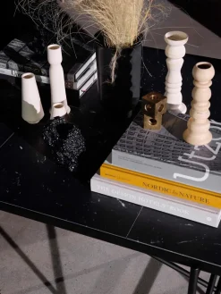 Spisebord 185, hvid marmor fra HANDVÄRK