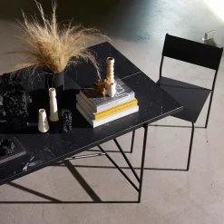 Spisebord 230, hvid marmor fra HANDVÄRK