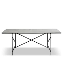 Spisebord 185, sort marmor fra HANDVÄRK