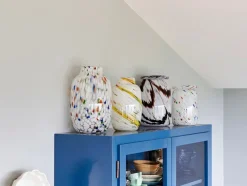 Splash Vase, Roll Neck White Dot fra Hay