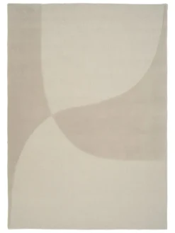 Split Plains Tæppe, Beige fra Linie Design