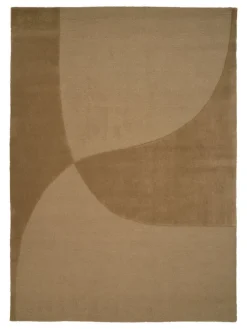 Split Plains Tæppe, Beige fra Linie Design