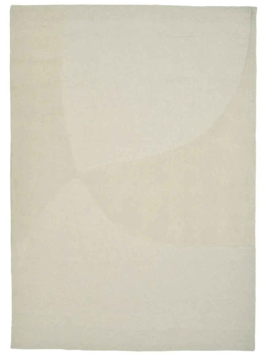 Split Plains Tæppe, Beige fra Linie Design