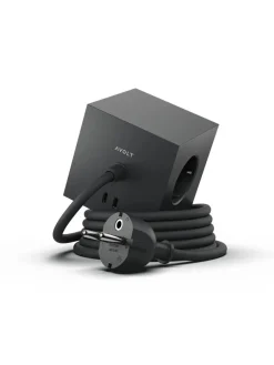 Square 1 Stikdåse med USB-C, beige fra Avolt