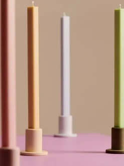 Square Candle 4 Stk., dark fra Hay