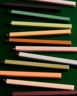 Square Candle 4 Stk., pastel fra Hay