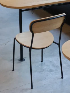 Stack Dining Chair, natural oak fra Stellar Works