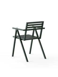 Stacking Arm Chair, grøn fra 19 Outdoors