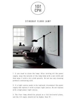 Stingray gulvlampe, bronze fra 101 Copenhagen