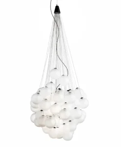 Stochastic Pendel Opal Hvid fra Luceplan