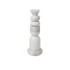 Stone Stacking Candleholder White fra Tom Dixon
