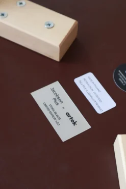 Stool 60, yellow lacquered fra Artek