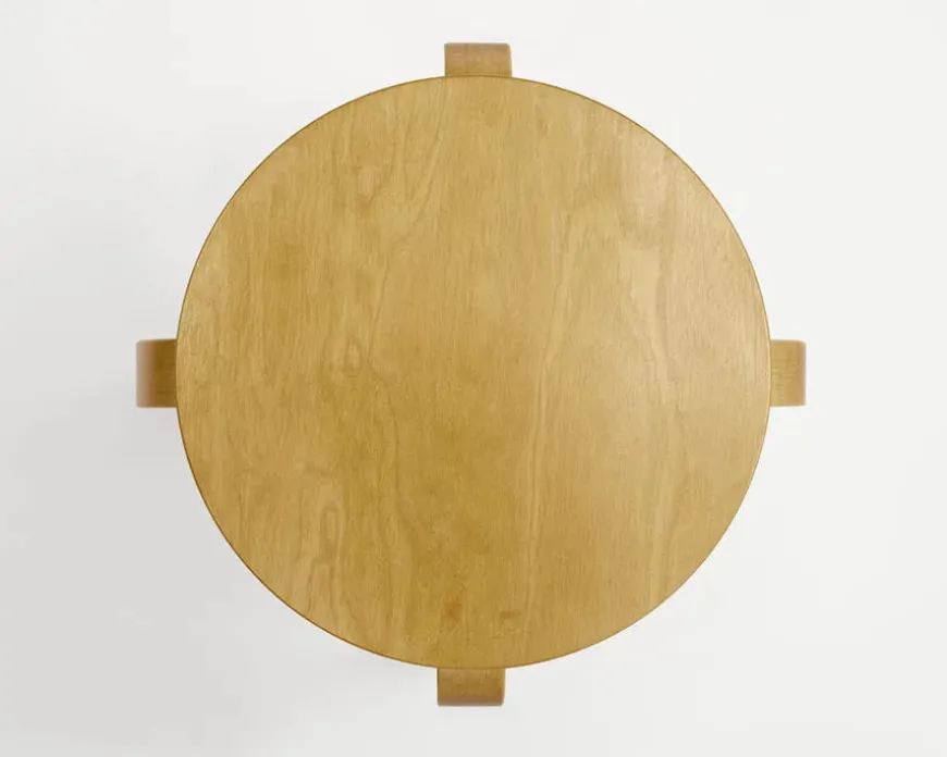 Stool E60, sortlakeret fra Artek